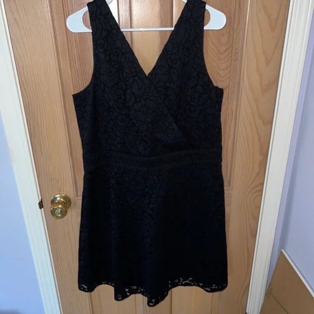 NWT! LOFT - Black Lace Dress - 14